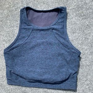 Racer back cropped workout top